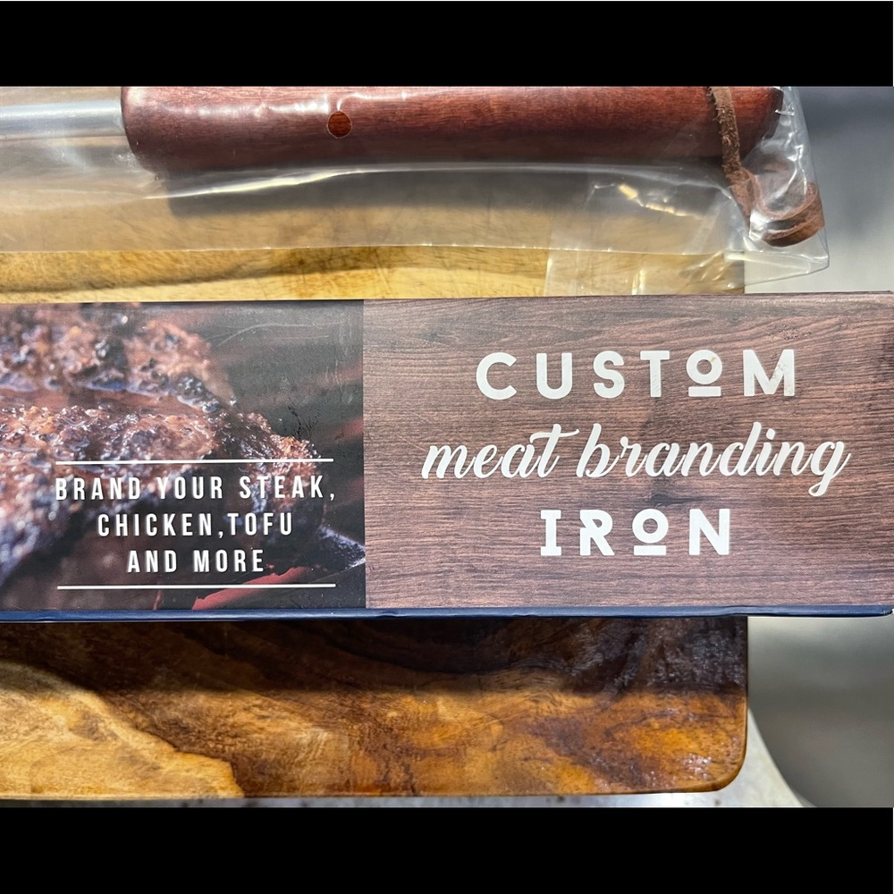 Hammer + Axe - Customizable Steak branding Iron